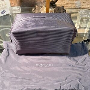 Bvlgari  Gray Toiletry Bag (GWP)